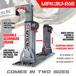 Lock-N-Load Pro - Strapless Moto Transport System