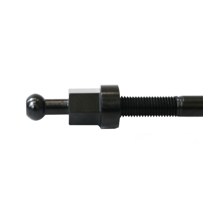Thru-axle adapter hitch ball and nut