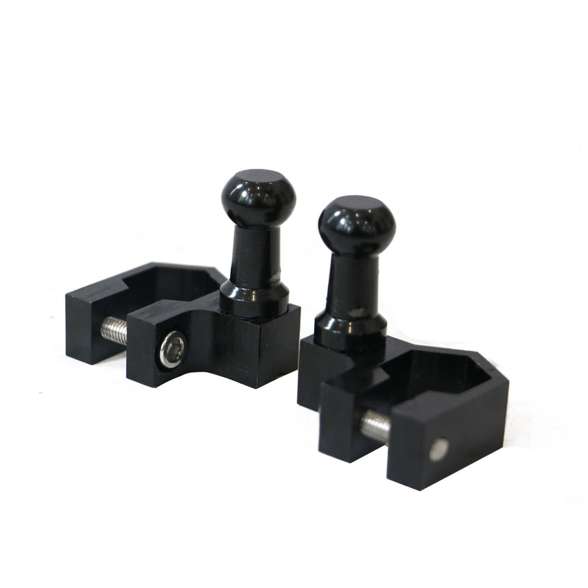 Eunorau M12 Hub Motor Trailer Hitch Adapter: adapters angled view