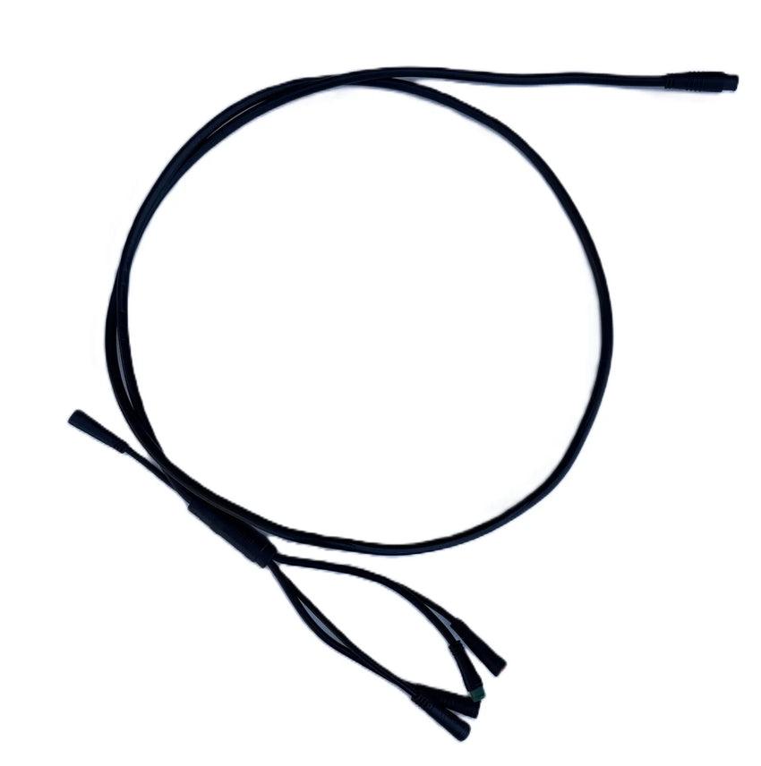 GhostCat Main Cable Harness, full-length black harness coiled