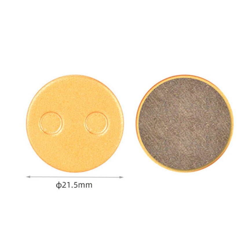 Freego Semi-Metallic Brake Pads, round pads with 21.5 mm diameter