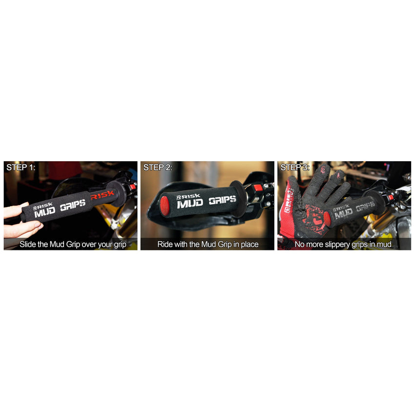 Mud Grips - Makes the muddiest, slippery  grip feel dry!