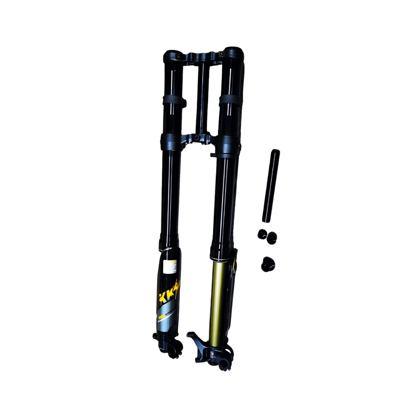 Freego Front Suspension Fork, inverted fork with axle and hardware