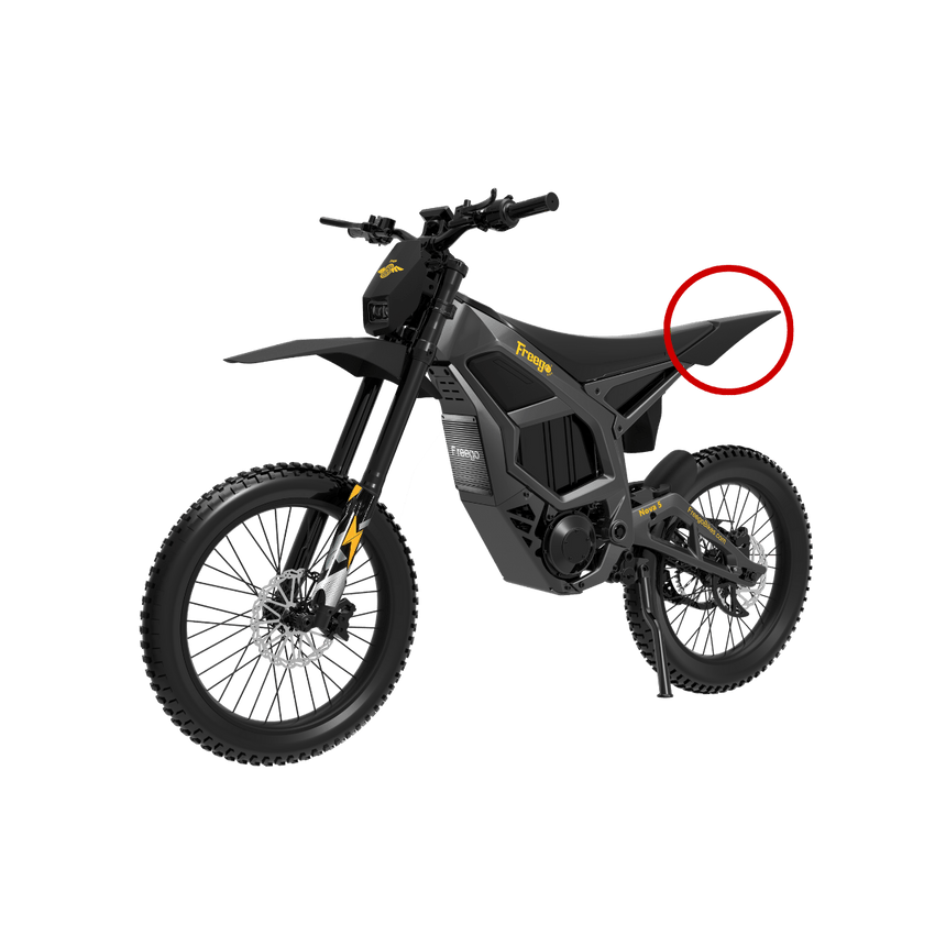 Freego Nova 5 Fender diagram with rear wing circled on the Nova 5