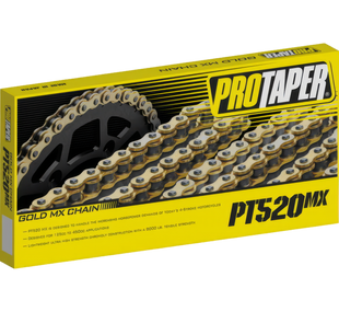 ProTaper 520MX1 Gold Series chain — high-strength motocross chain for dirt bikes and e-motos