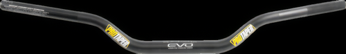 ProTaper Contour Carmichael handlebar jet black — tapered aluminum motocross handlebar