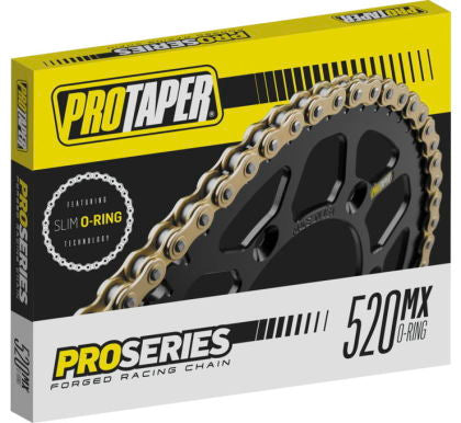 ProTaper Pro Series Forged 520 Slim O-Ring chain 120 links — premium chain for motocross and e-moto