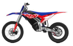 RFN Warrior SX-E15 electric dirt bike primary product shot – full side profile