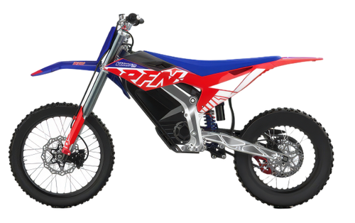 RFN Warrior SX-E15 electric dirt bike primary product shot – full side profile