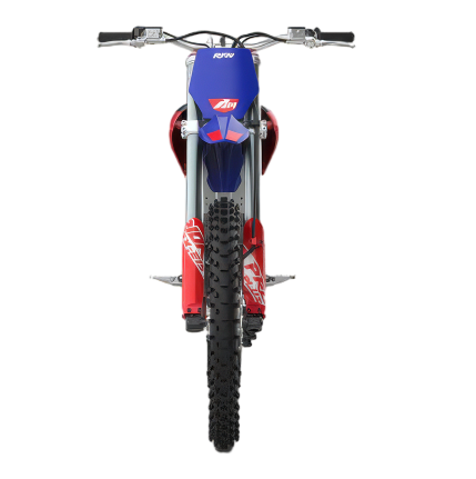 RFN Warrior SX-E15 Plus e-moto cockpit, display, and controls close-up