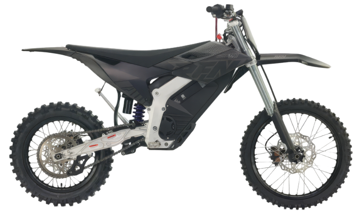 RFN Warrior SX-E15 electric dirt bike full profile – buy at BHive Moto Shop West Jordan Utah