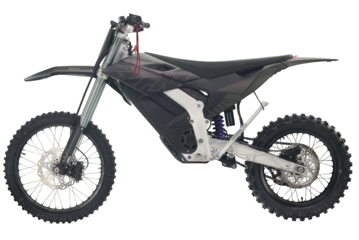 RFN Warrior SX-E15 electric dirt bike in action – off-road riding Utah trails