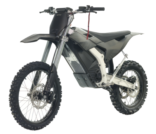 RFN Warrior SX-E15 electric motocross motor and mid-drive system detail