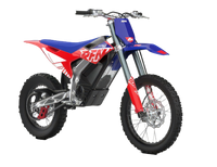 RFN Warrior SX-E15 electric motocross bike rear angle and suspension detail
