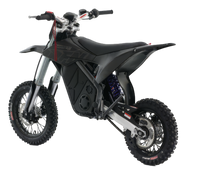 RFN Warrior SX-E5 youth e-dirt bike motor and drivetrain close-up