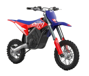RFN Warrior SX-E5 youth e-dirt bike primary product shot – clean side view