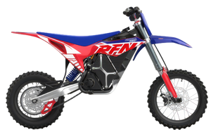 RFN Warrior SX-E8 electric motocross bike full side profile view