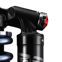 RFloXa RAB53RV rear shock side profile – adjustable rebound damping, transparent background