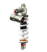 RFloXa RAF55RV rear shock primary product shot – premium suspension upgrade for e-moto and electric dirt bikes, $650 at BHive Moto Shop Utah