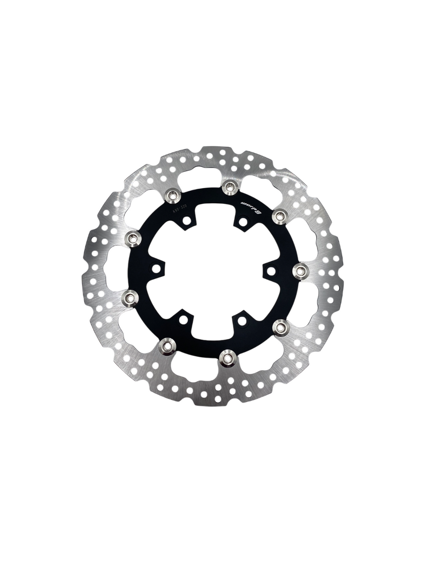 DR650 320MM FRONT FLOATING ROTOR (includes rotor bolts)