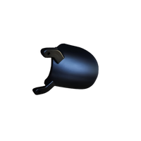 Freego Nova 5 front fender in black, detached part view