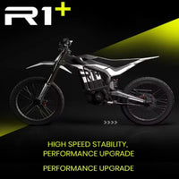 aggressive stance, 17kW electric dirt bike at BHive Moto