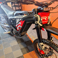 digital display and controls on electric motorcycle