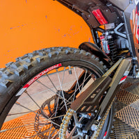 hydraulic disc brake on electric dirt bike