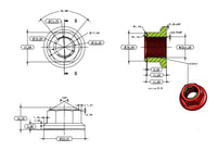 Warp 9 Titanium Rear Axle Replacement Nut