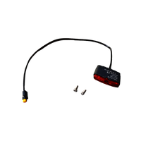 Freego Electric Bike Taillight, compact red light with wire and screws