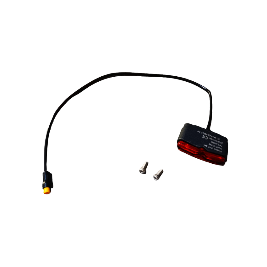 Freego Electric Bike Taillight, compact red light with wire and screws