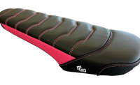 seat surface material and stitching detail