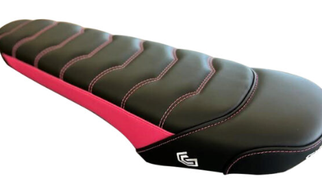 seat surface material and stitching detail