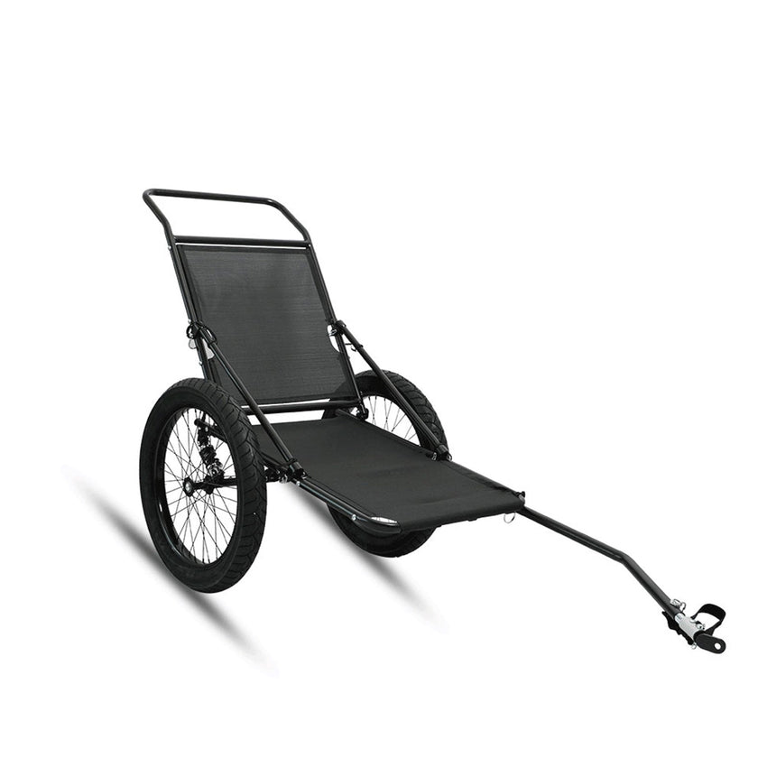 Eunorau 2-wheel hunting trailer, side view