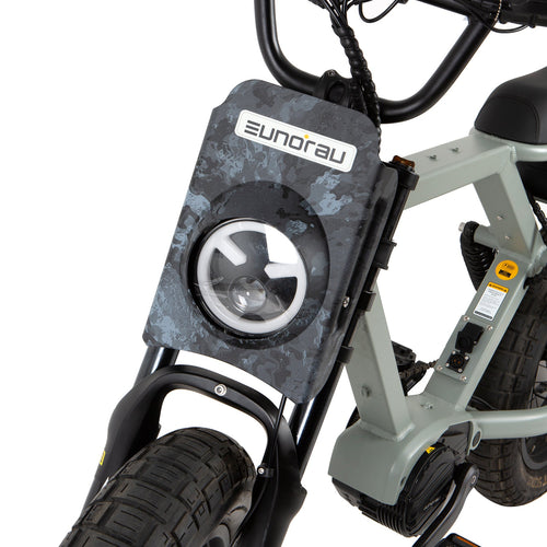 Eunorau FLASH Fender & Lampshade Kit: FLASH lampshade cover installed