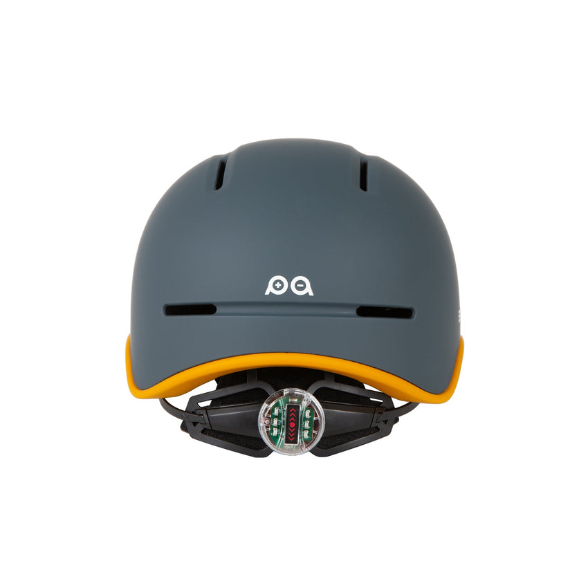 Genesis Jr. helmet rear view with light and dial