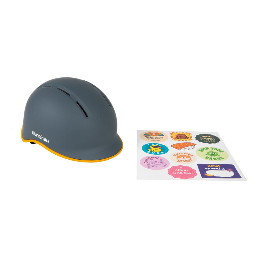 Genesis Jr. helmet with DIY sticker sheet