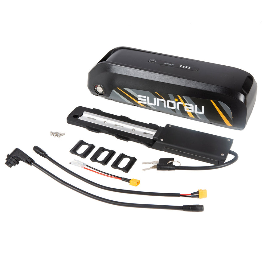 Eunorau universal 48V 15Ah secondary battery with cables and mount