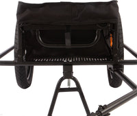 Eunorau hunting trailer cargo cover and frame from the rear