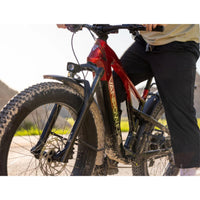 VanPowers GrandTeton Pro hub motor electric mountain bike cockpit and controls detail