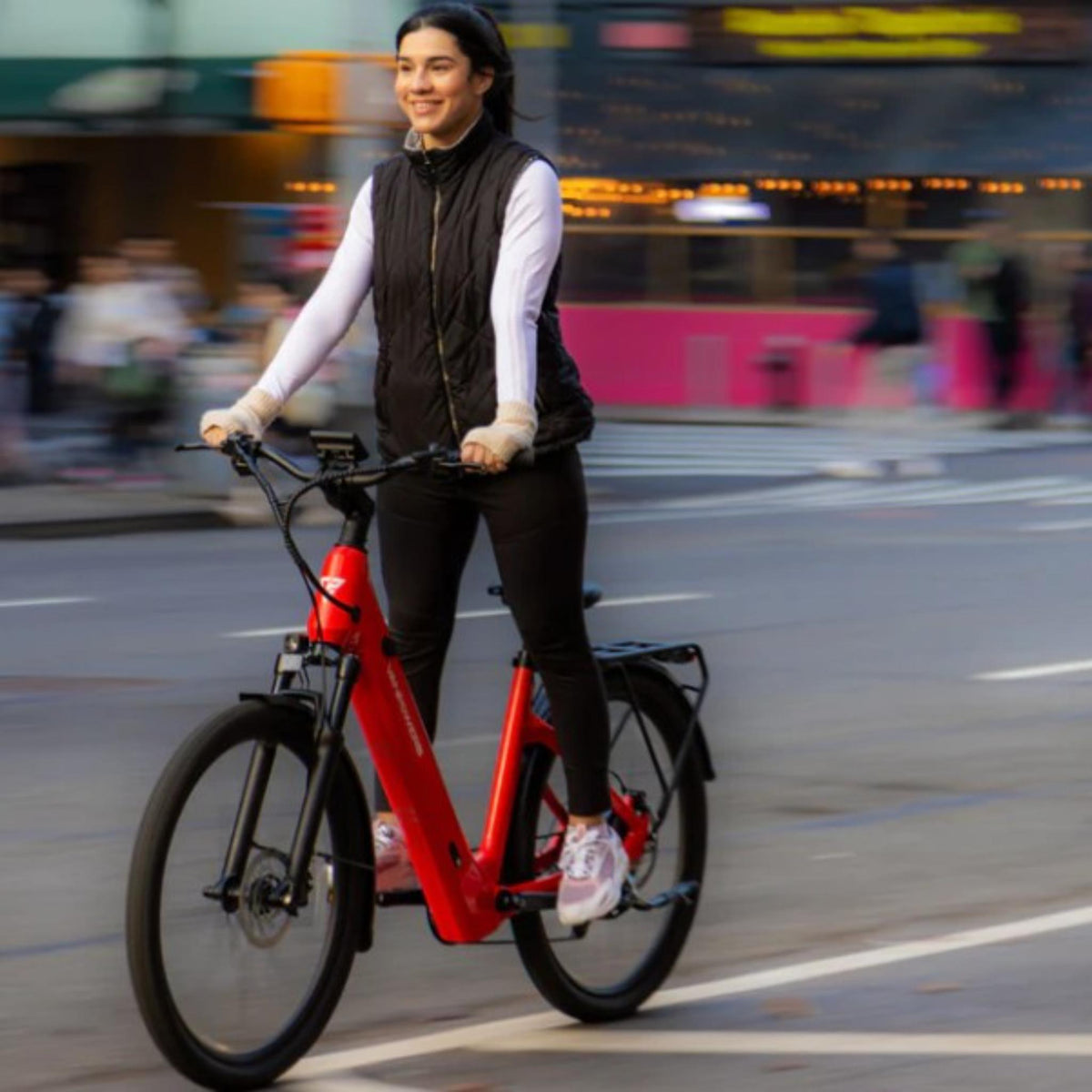 urban drive bike VanPowers UrbanGlide-Pro | Hub Motor City E-Bike | 500W 73-Mile Range