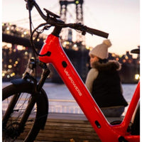 VanPowers UrbanGlide Ultra ebike mid drive motor close-up – torque sensor powered performance