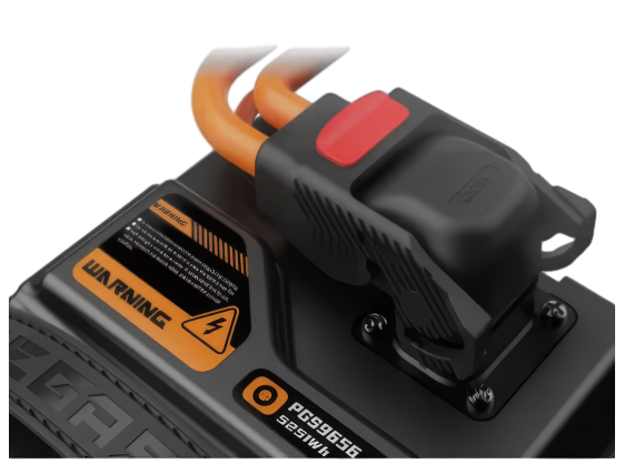 Ventus Ultra Bee battery 96V 56Ah three-quarter angle – BMS protected, fits Sur-Ron Ultra Bee platform