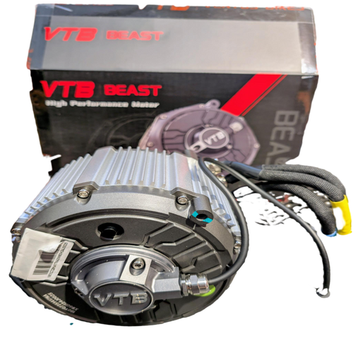 Ventus VTB 48kW motor primary product shot – transparent background, drop-in for electric dirt bikes