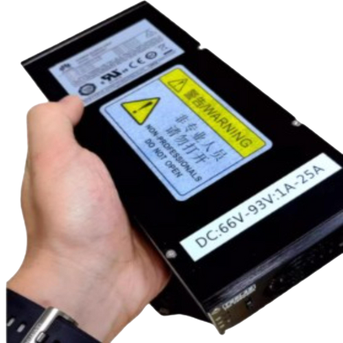 Ventus VTB battery fast charger side view – rapid recharge for electric dirt bike batteries