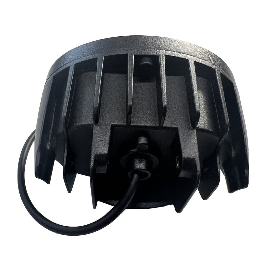 Freego Headlight for X2/X2 Pro, rear view of finned housing and connector