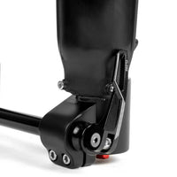 Freego Front Suspension Fork, close-up of lower leg and axle mount