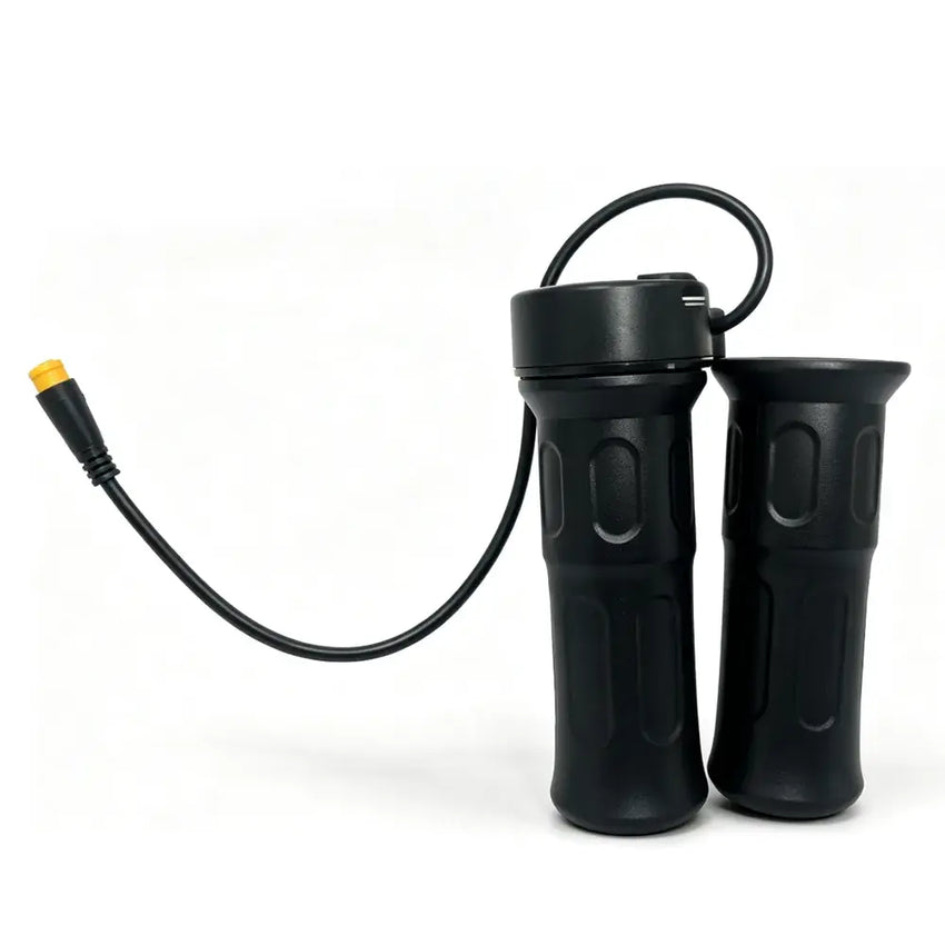 HappyRun twist throttle grip pair with cable