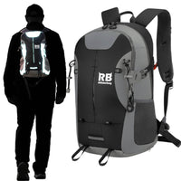 Black Reflective Commuter Bike Backpack | Riderbag Reflektor35