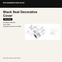 Seat Decorative Cover For RFN Warrior Kids SX-E5